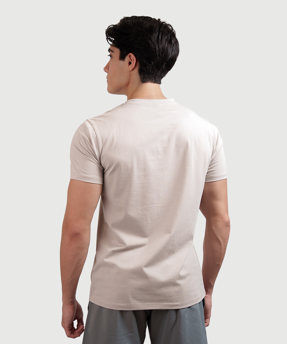 Playera Slim Fit Beige