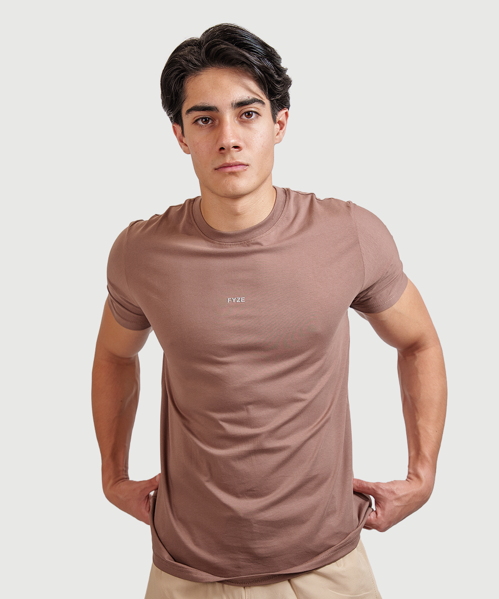 Playera Slim Fit Chocolate