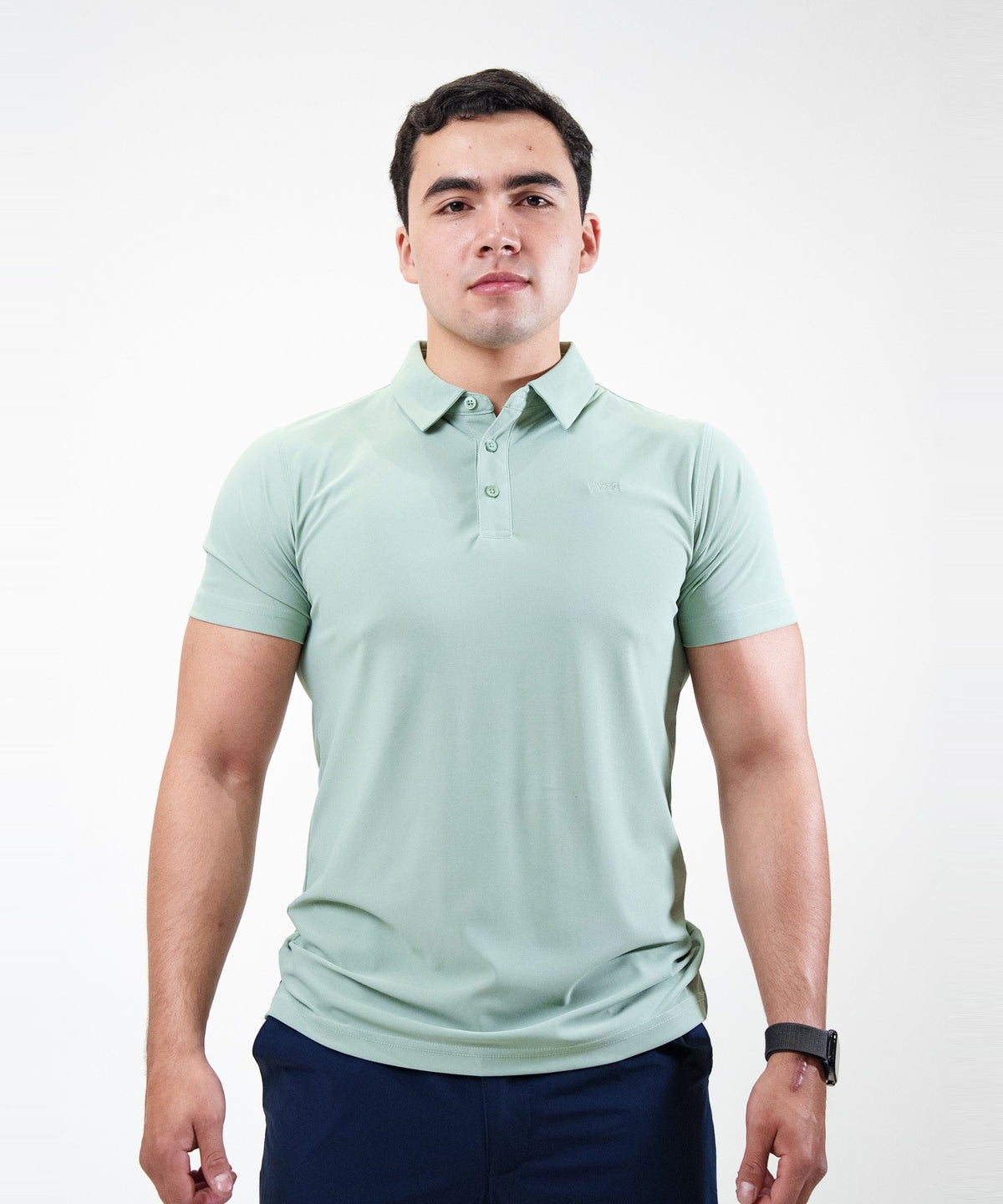 Polo Fly Menta, vista de frente