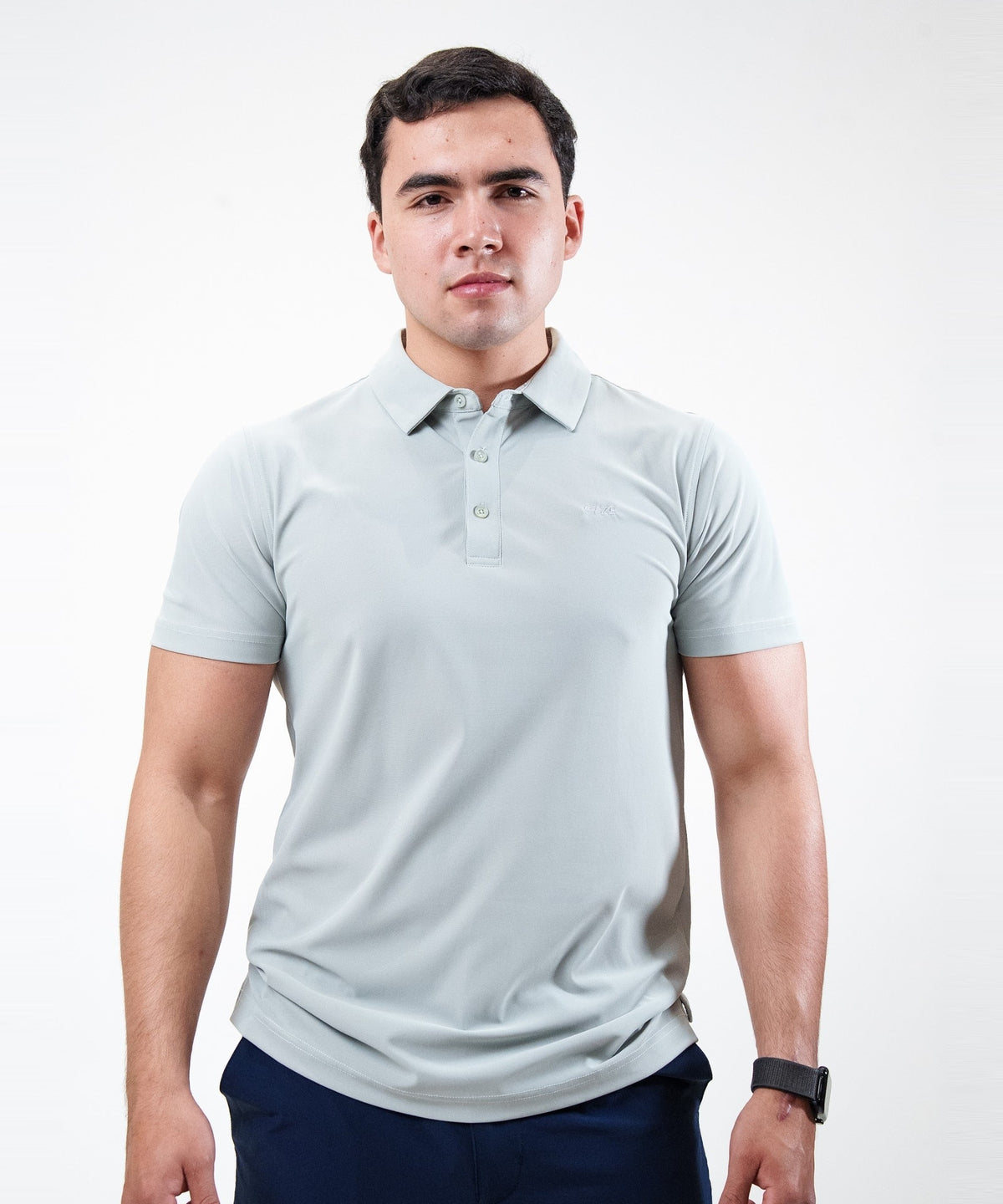 Polo Fly Gris, vista de frente