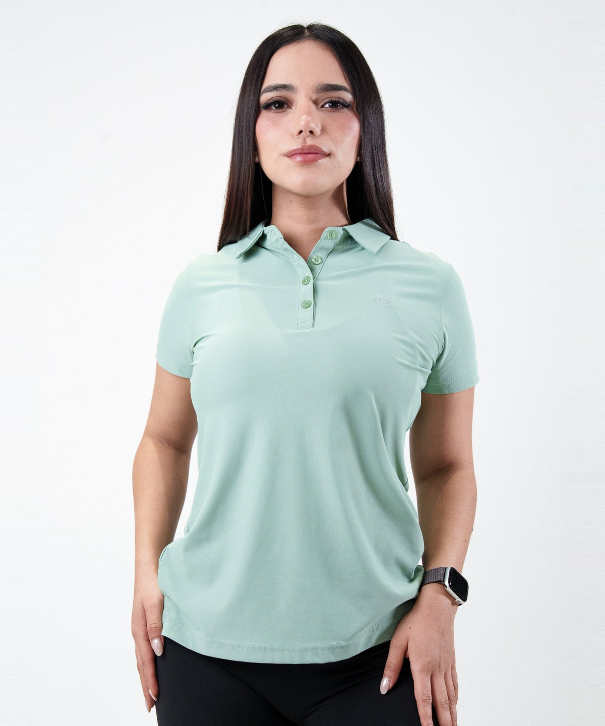 Polo Fly Mujer Menta, vista de frente