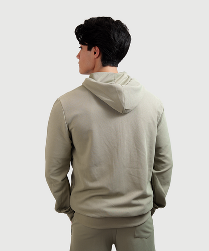 Sudadera Waffle Verde Seco