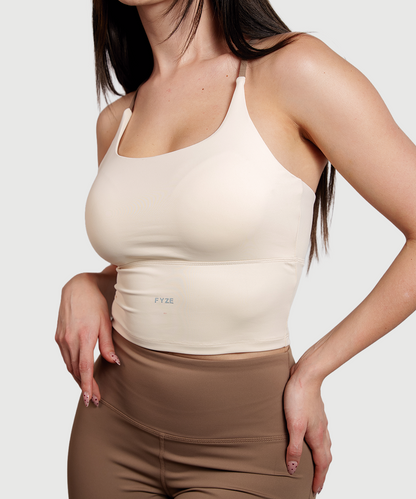 Tank Deportivo Beige