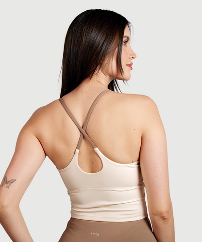 Tank Deportivo Beige
