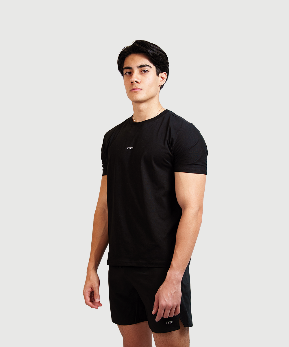 Playera Slim Fit Negra