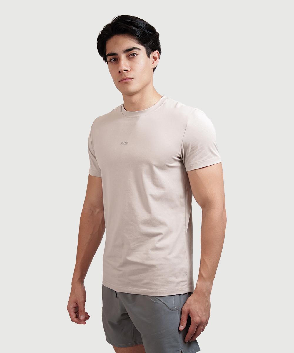 Playera Slim Fit Beige