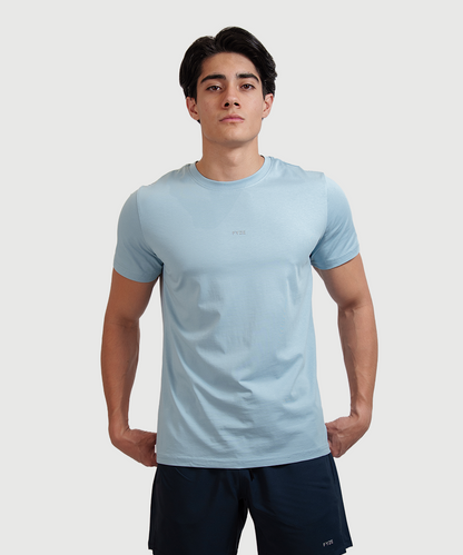 Playera Slim Fit Cielo