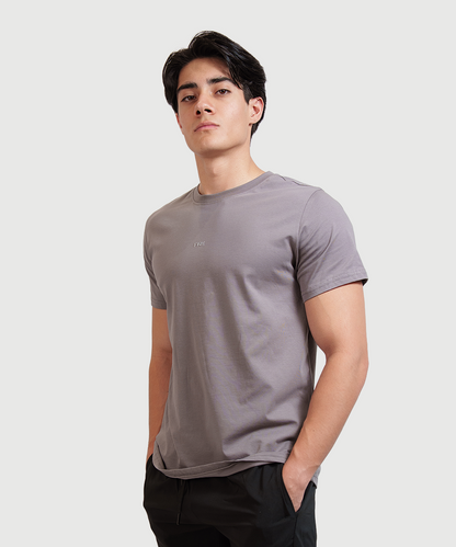 Playera Slim Fit Gris Oscuro