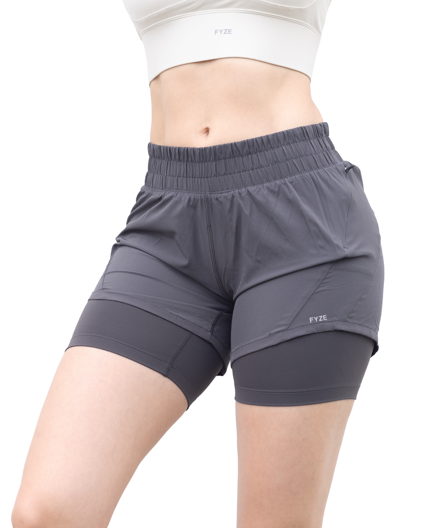 Short Lycra Gris New Collection