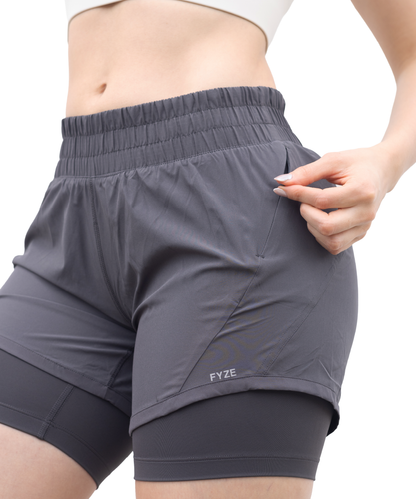 Short Lycra Gris New Collection