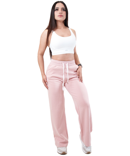 Cotton Pants Rosa Fyze, vista de frente