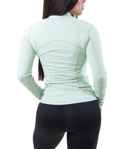 Jacket Menta Fyze, detalle de espalda