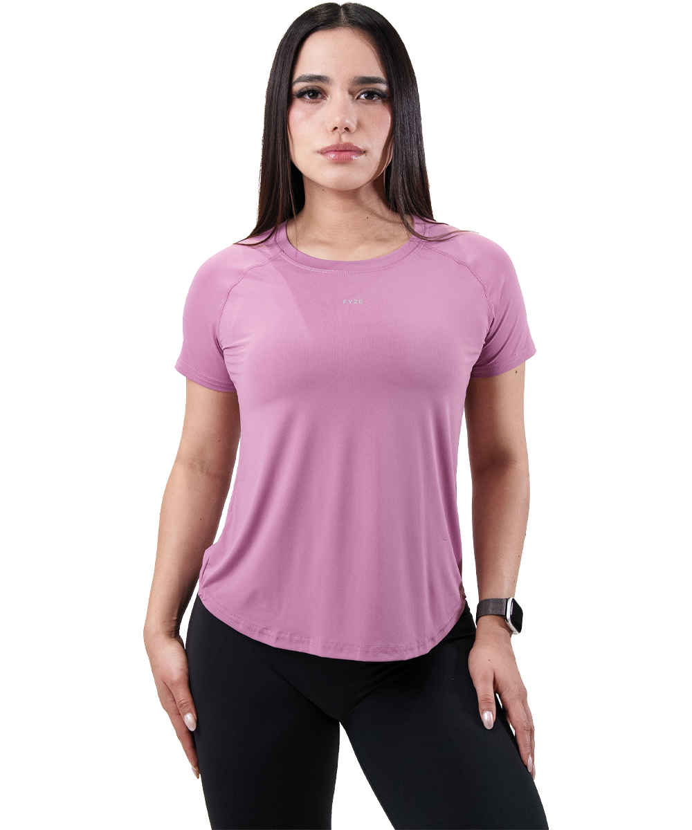 Playera Panel Mujer Rosa, vista de frente