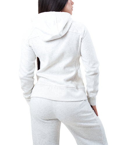 Cotton Jacket Mujer Blanca Fyze, vista de espalda